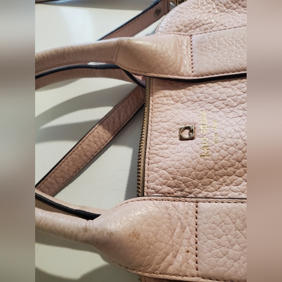Kate Spade Southport Avenue Jenny Pink Pebbled Leather Shoulder Bag and wallet - Picture 5 of 13